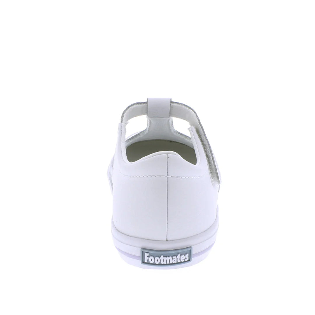 Footmates Children Shoes Drew Shoe - White Leather