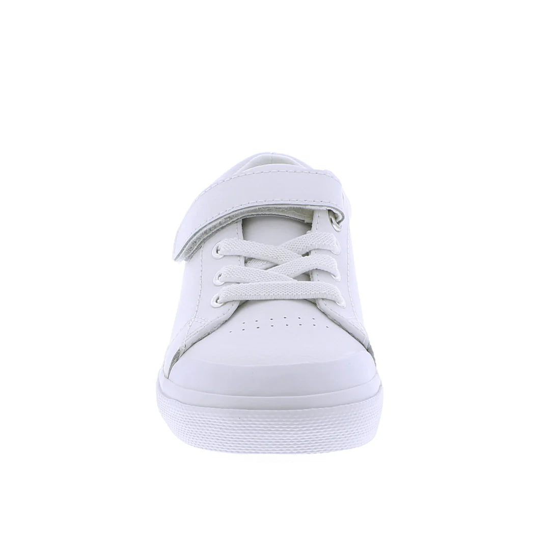Footmates Children Shoes Reese Shoe - White Leather