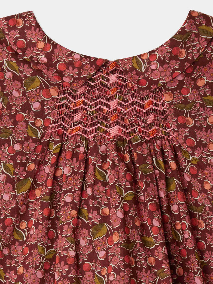 Bonpoint Im Grenadine Juju Smocked Liberty Dress