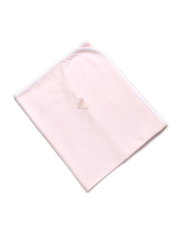 Baby Girl Cowgirl Boot Blanket