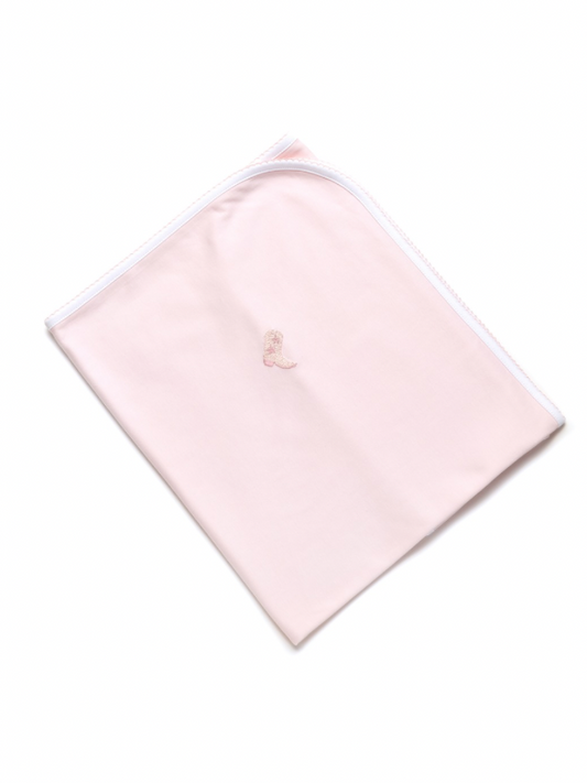 Baby Girl Cowgirl Boot Blanket