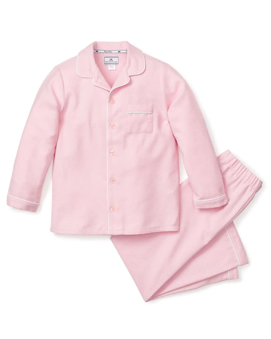 Petite Plume Pink Flannel Pajama Set