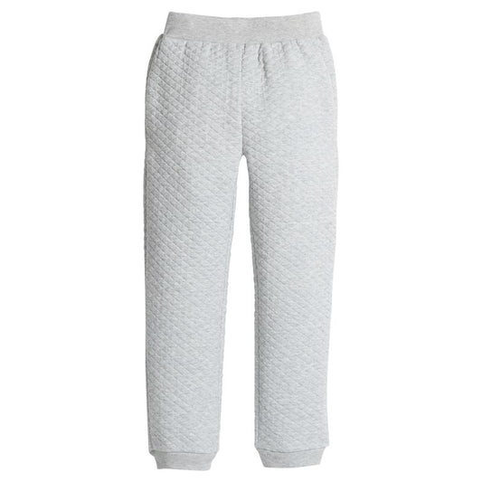 Classic Quilted Jogger- Gray