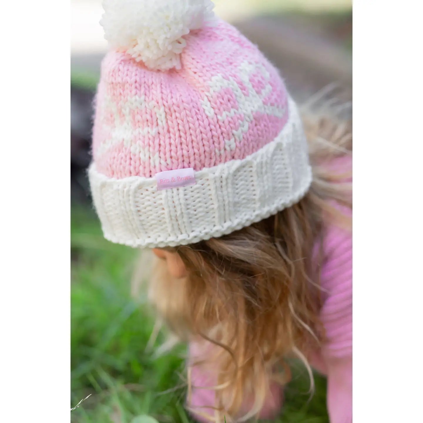 Pink Bows Bobble Hat