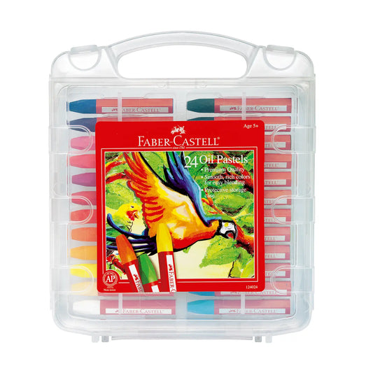 Faber-Castell 24 Oil Pastels In Storage Case