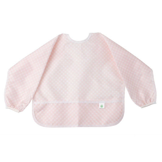 Apple of My Isla Pink Gingham Cover Everything Bib