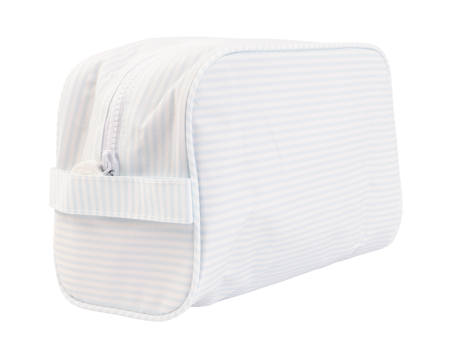 Apple Of My Isla The Dopp Kit- Blue Stripe