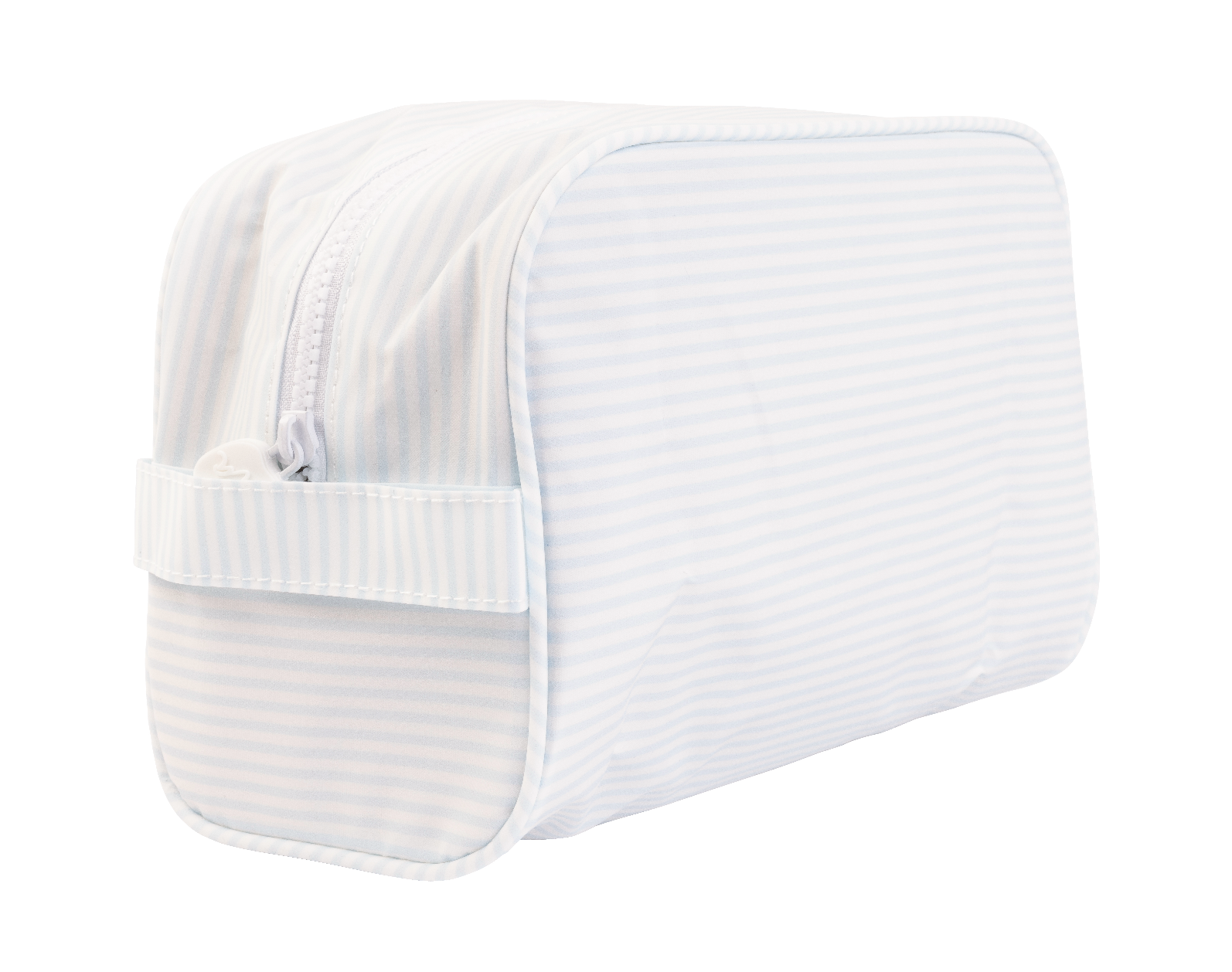 Apple Of My Isla The Dopp Kit- Blue Stripe