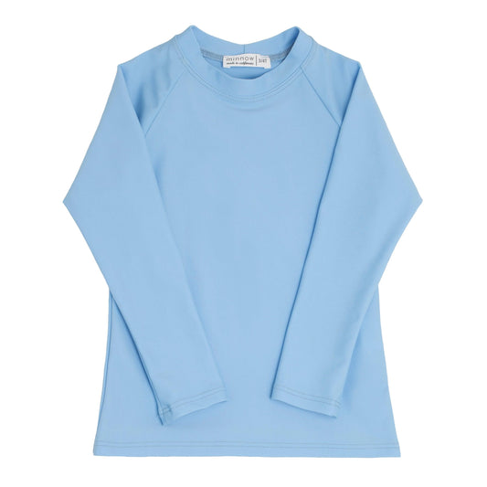 Minnow Peri Blue Rash Guard