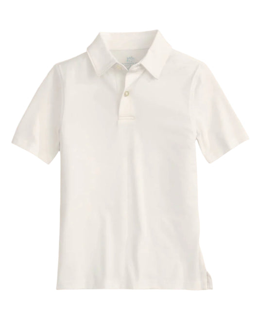 Southern Tide Driver Performance Polo- White