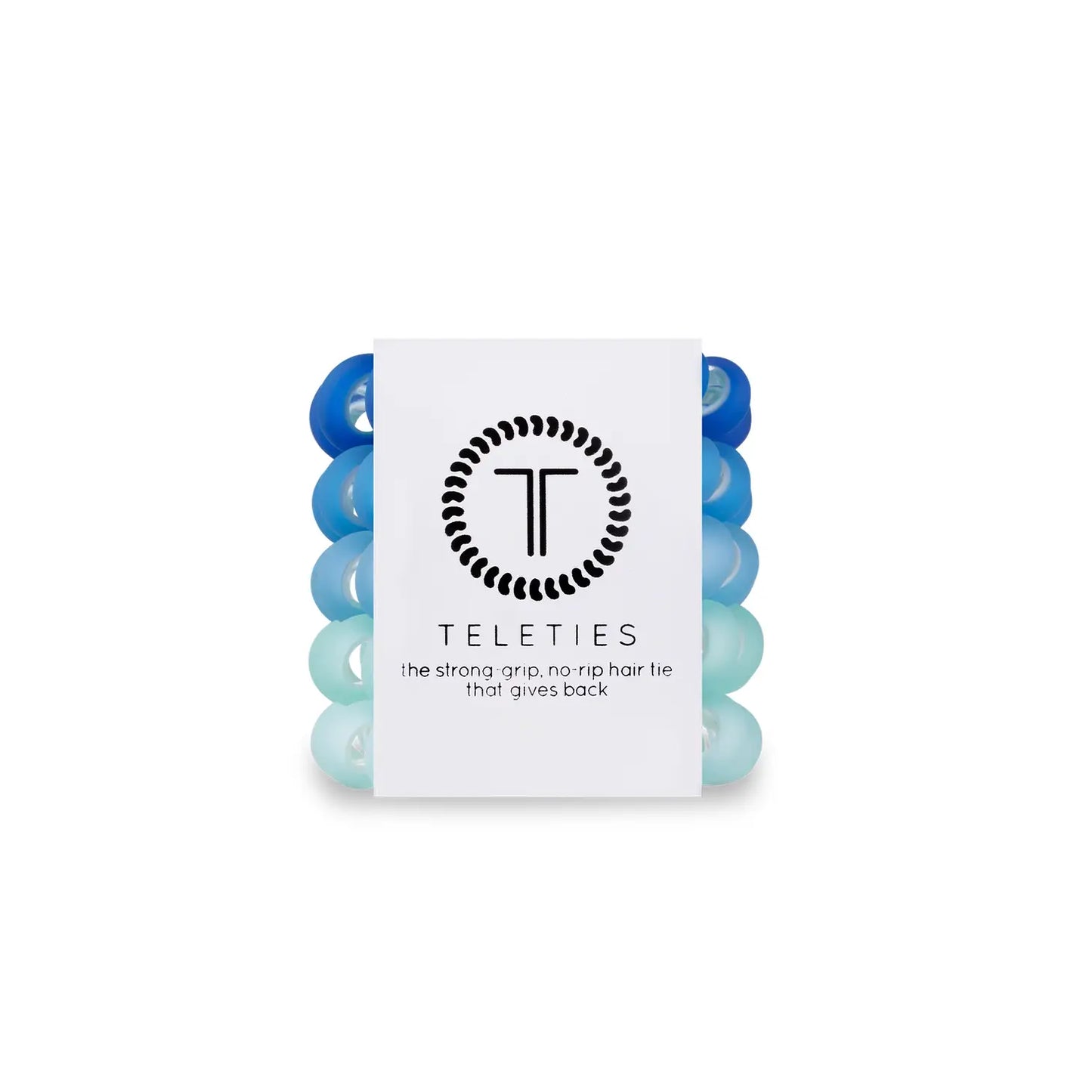 TELETIES No Rip Hair Ties - Cobalt Tiny