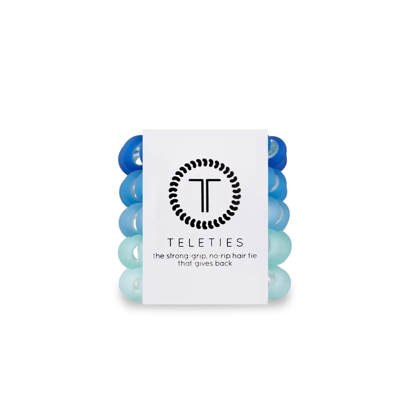 TELETIES No Rip Hair Ties - Cobalt Tiny