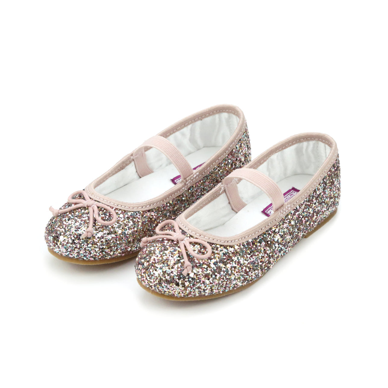 Victoria Sparkle Glitter Flat- Multi Pink