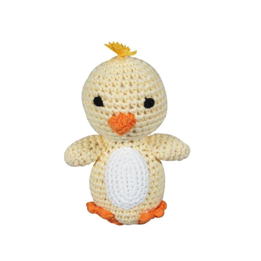 Zubels Chick Hand Crochet Rattle