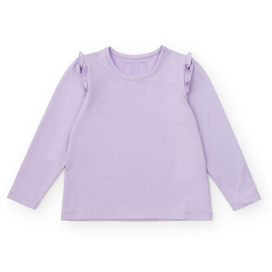 Mia Girls' Longsleeve Performance Top- Lavender