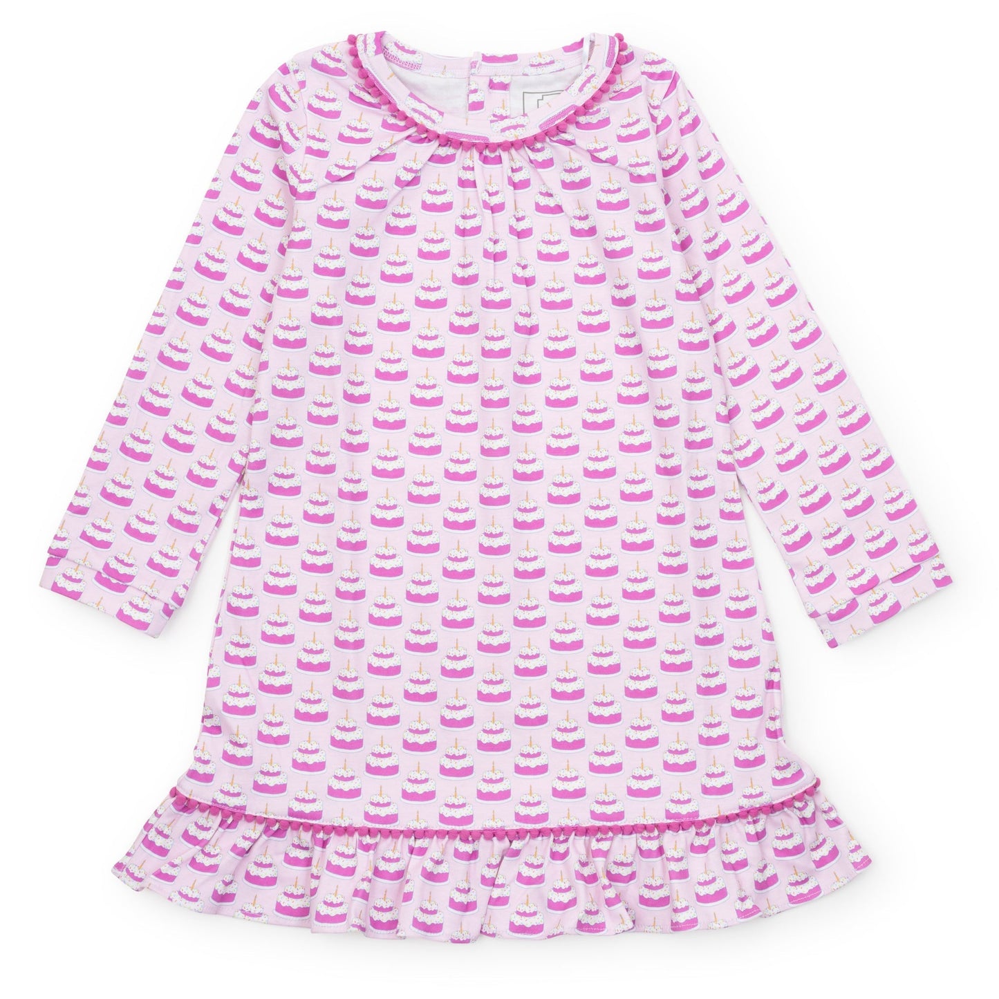 Carlin Girls' Dress - Birthday Cake Pink