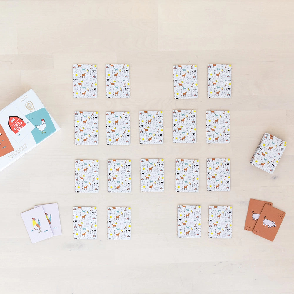 On The Farm Memory Match Game