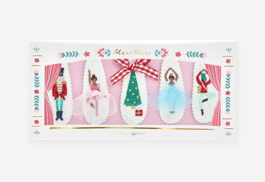 Meri Meri Embroidered Nutcracker Hair Clips