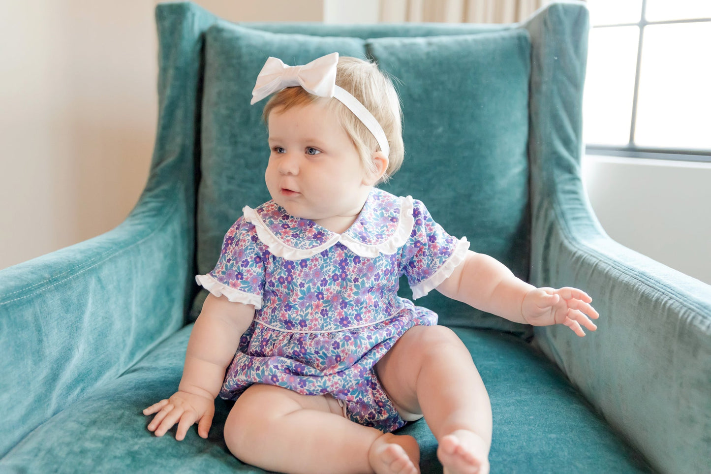 Council Girls' Bubble - Blackberry Floral