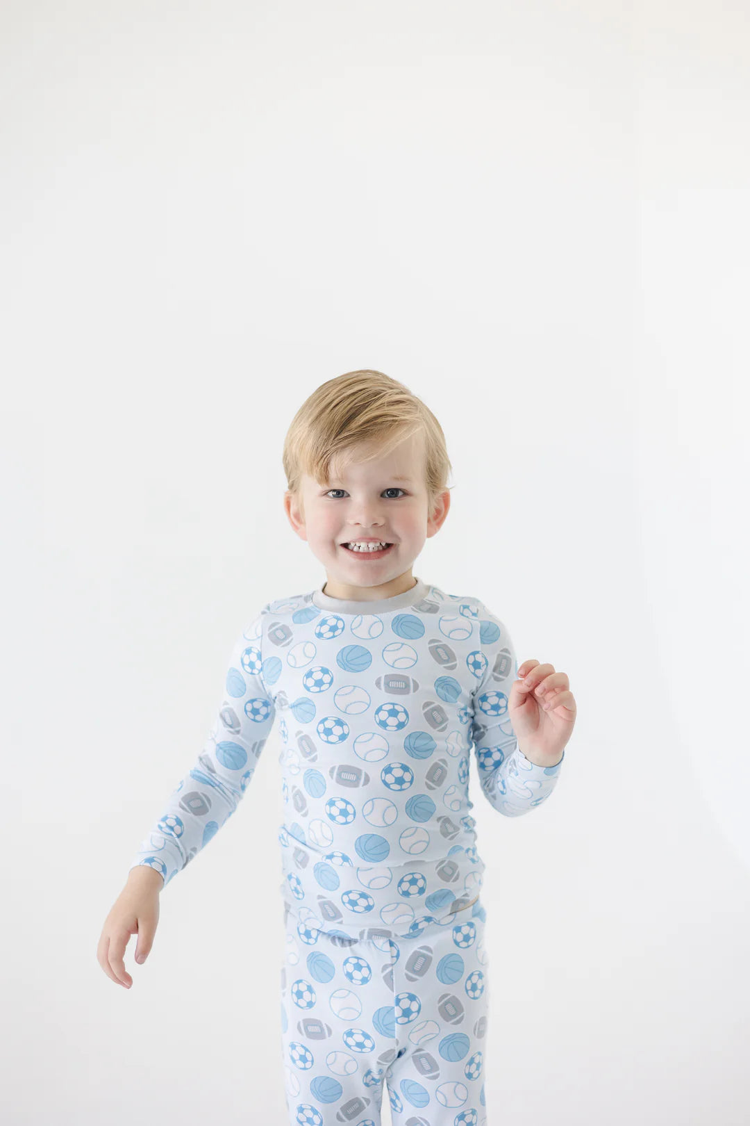 Esme Sports Mania Long Sleeve Pajama Set