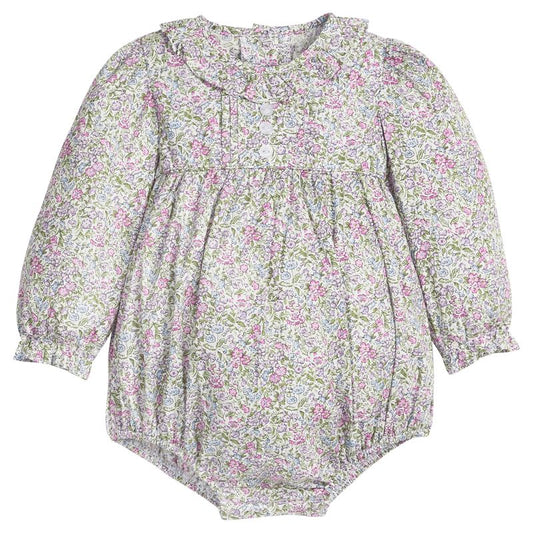 Pleated Caroline Bubble- Lavender Gables Floral