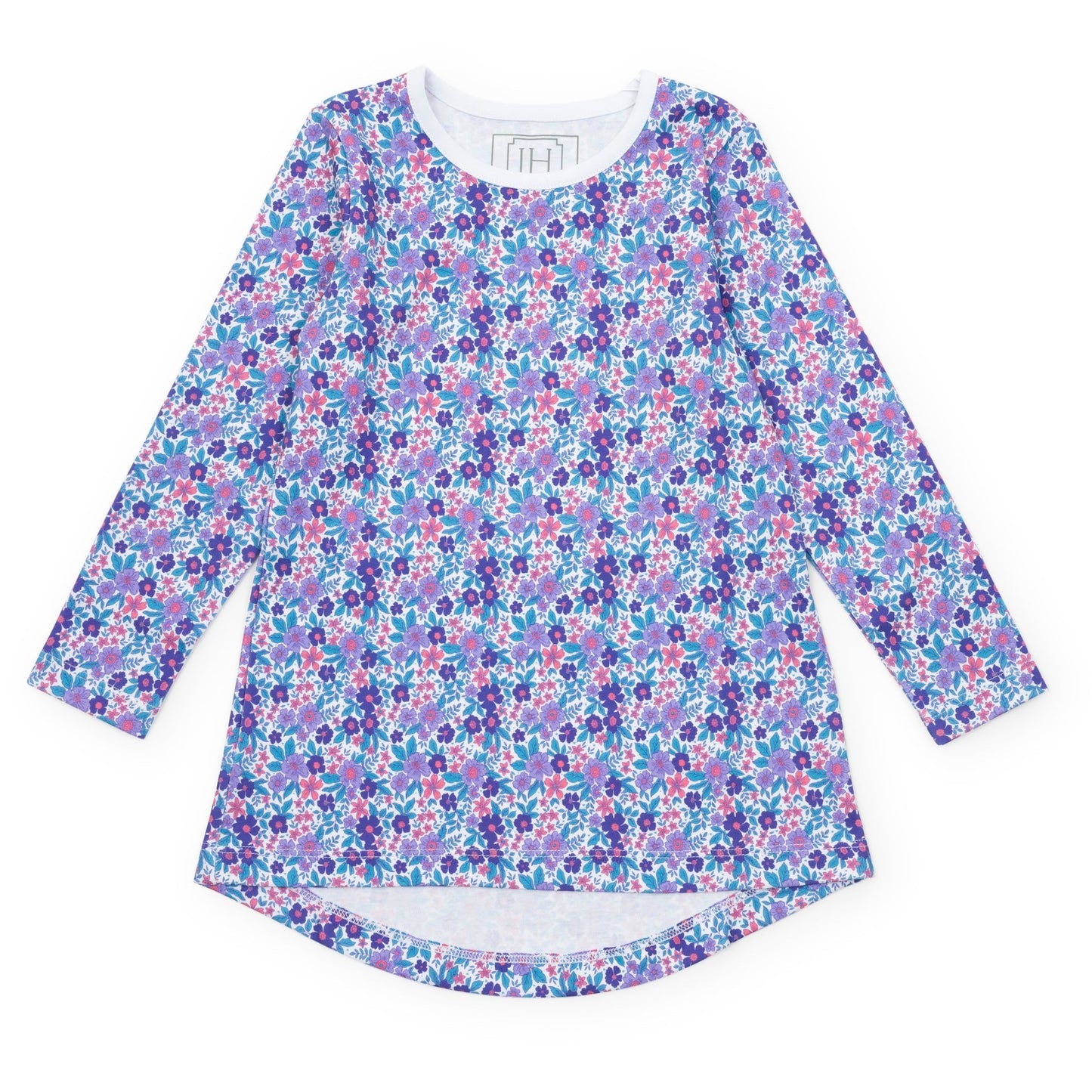 Berkeley Girls' Shirt Dress - Blackberry Floral