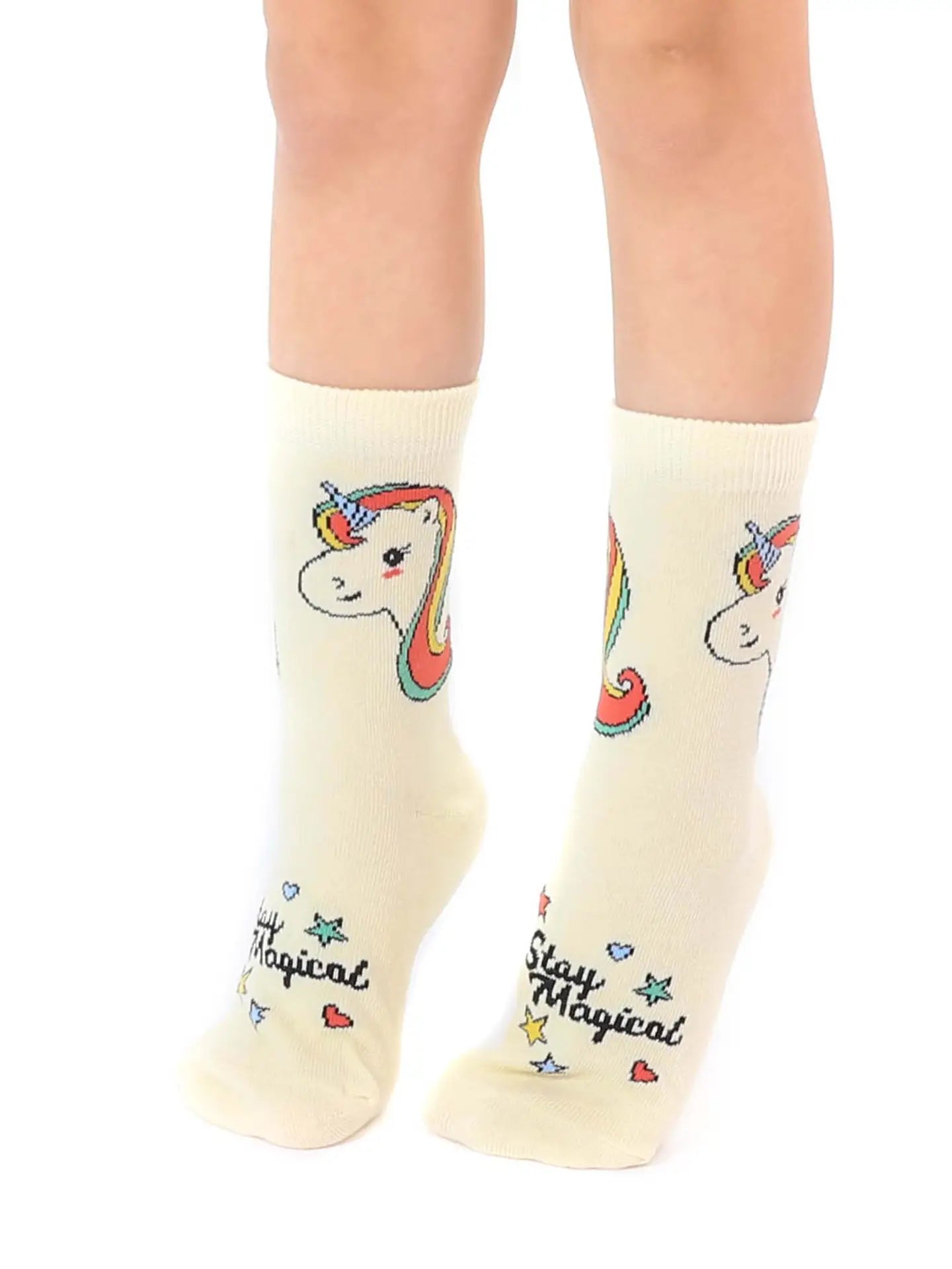 Unicorn 3D Packaged Crew Socks