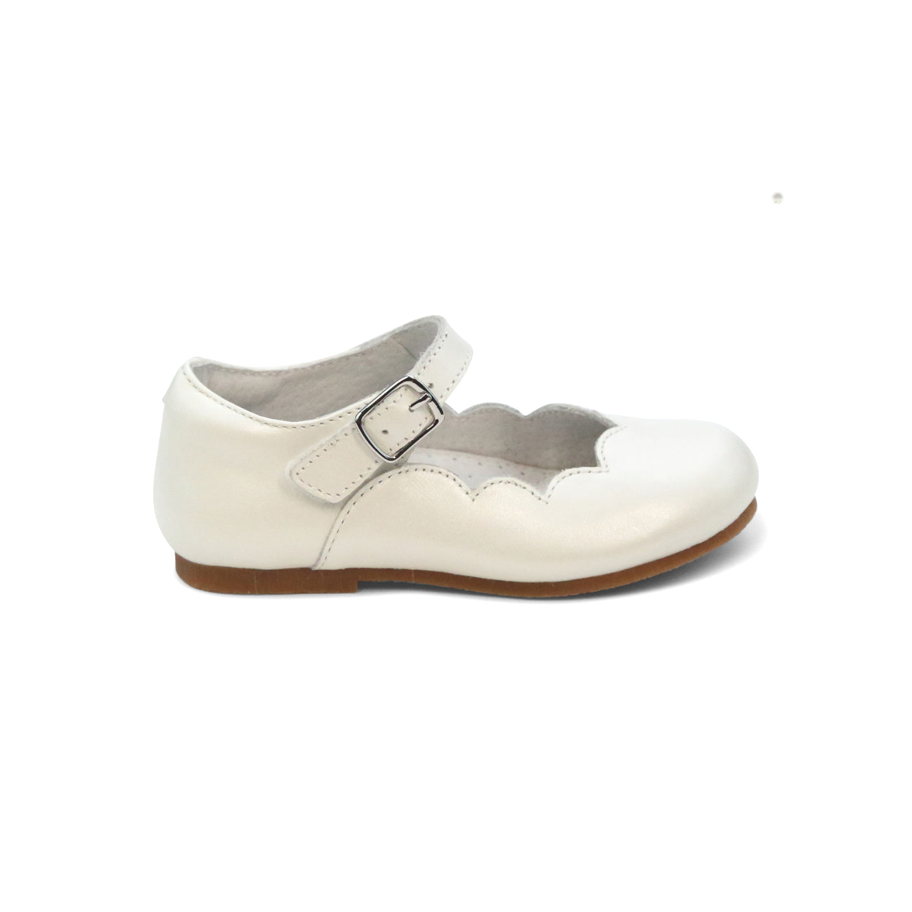 Sonia T-Bar Flat- White