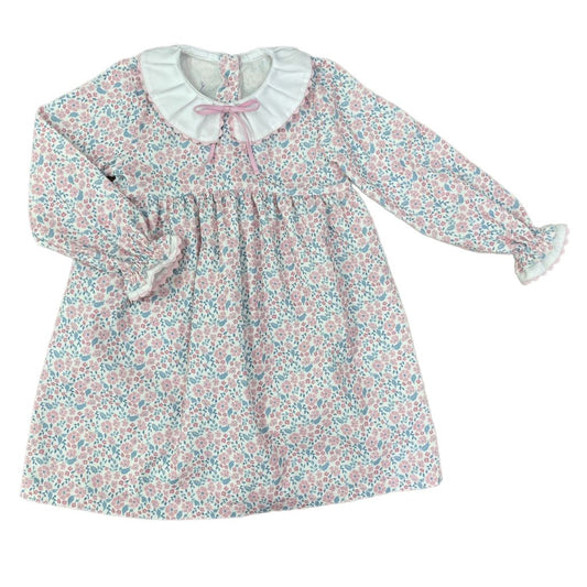 Love George Pink Floral Cord Dress