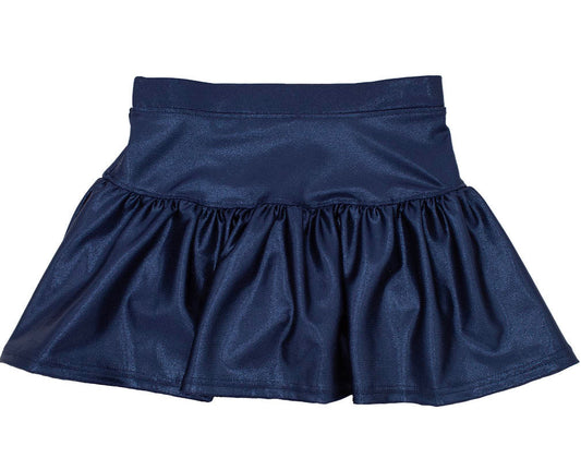 Azarhia Gathered Skort - Navy Shimmer