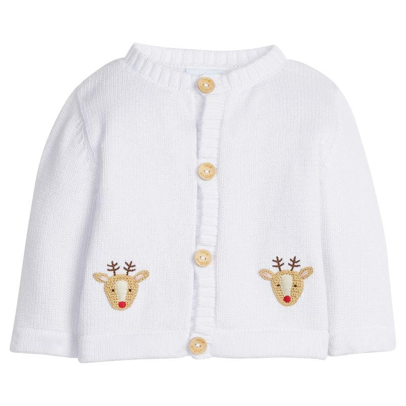 Crochet Cardigan- Reindeer