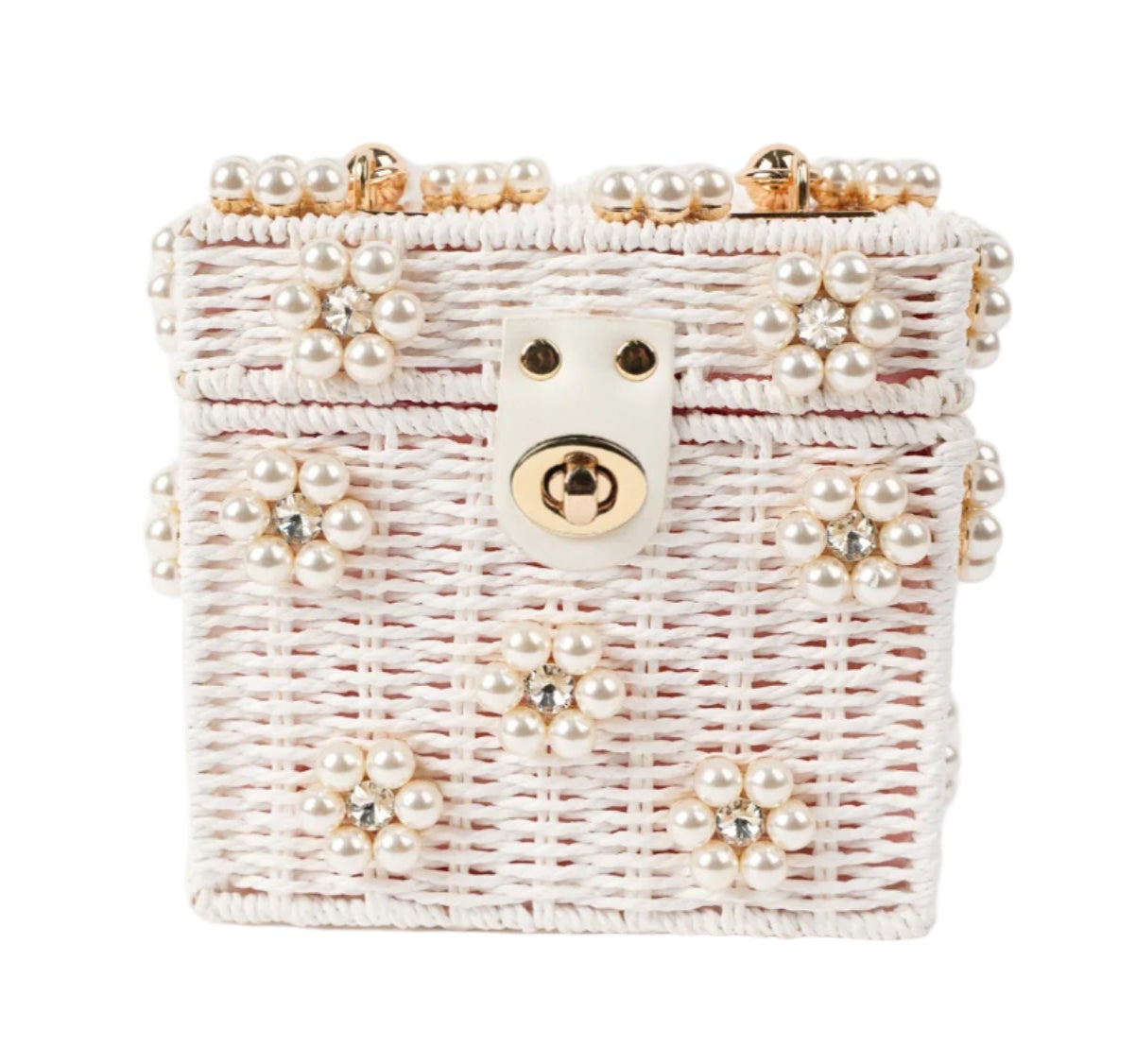 Daisy Bag- White Pearl
