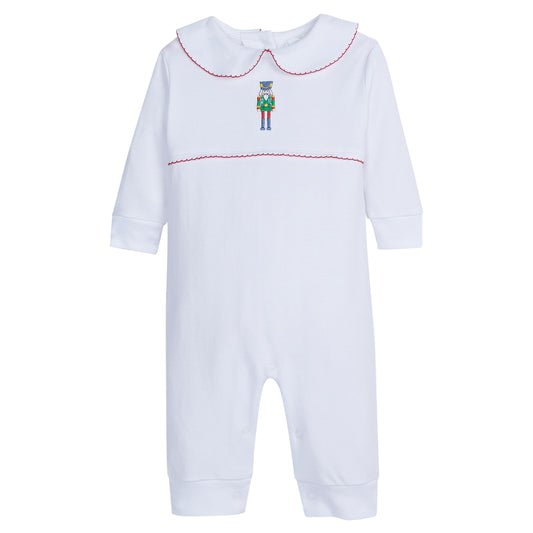 Little English Embroidered Playsuit- Nutcracker