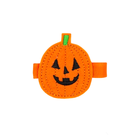 Wee Ones Jack O Lantern Hair Clip