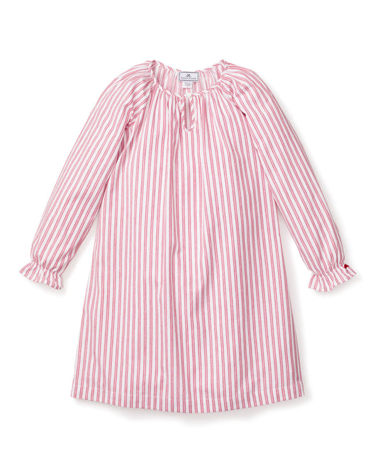 Petite Plume Antique Red Ticking Delphine Nightgown