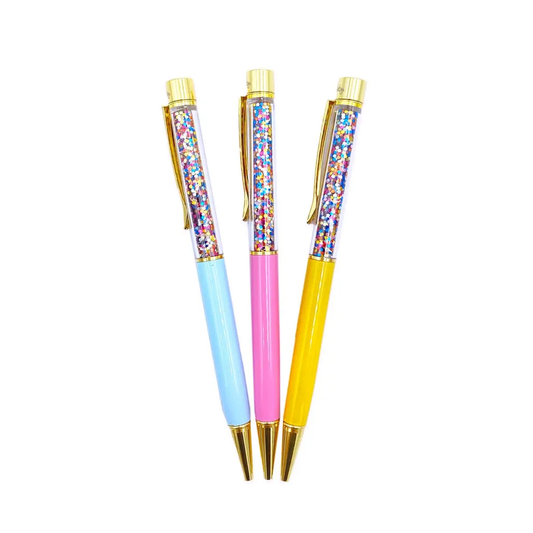 Packed Party Celebrate Every Day Confetti Ballpoint Pens
