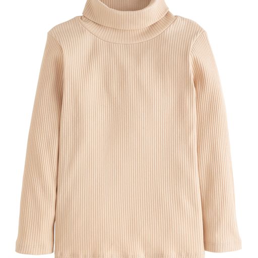 Bisby Ribbed Turtleneck - Oatmeal