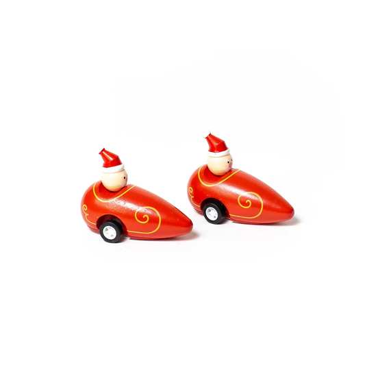 Jack Rabbit Creations Pull Back Santa in Sleigh