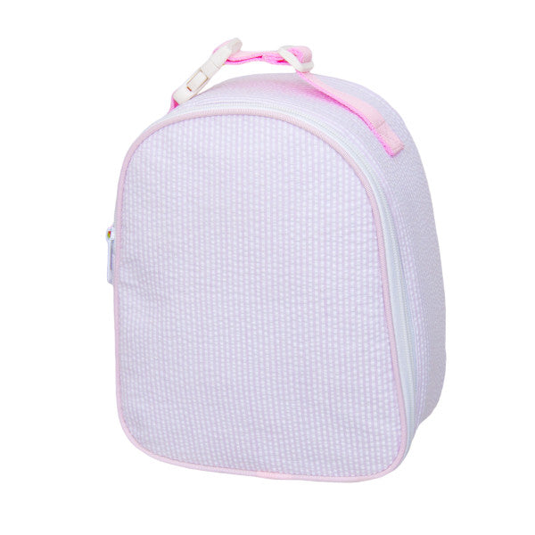 Mint Seersucker Pink Gumdrop Lunch Box
