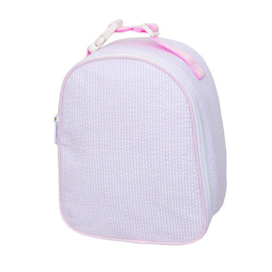 Mint Seersucker Pink Gumdrop Lunch Box