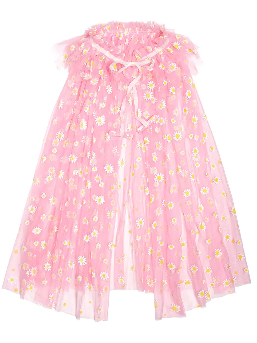 Sweet Wink Pink Daisy Cape