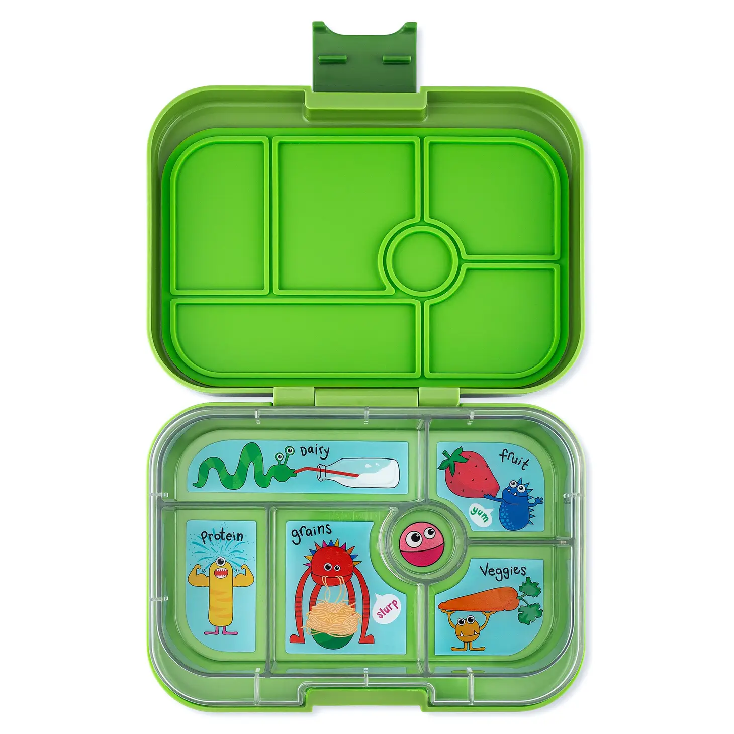 Leakproof Bento Box for Kids - Yumbox Explore Green