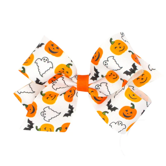 Wee Ones Medium Halloween Characters Bow