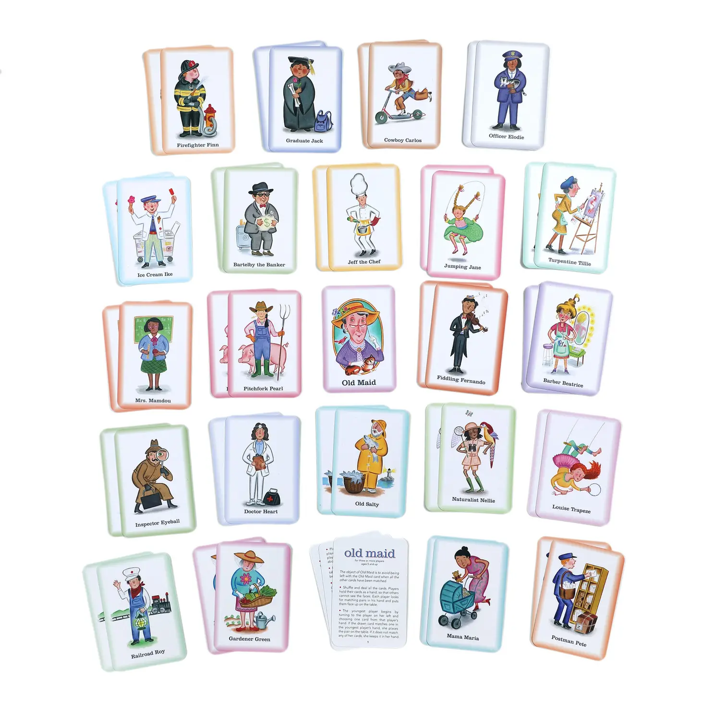 eeboo Old Maid Playing Cards