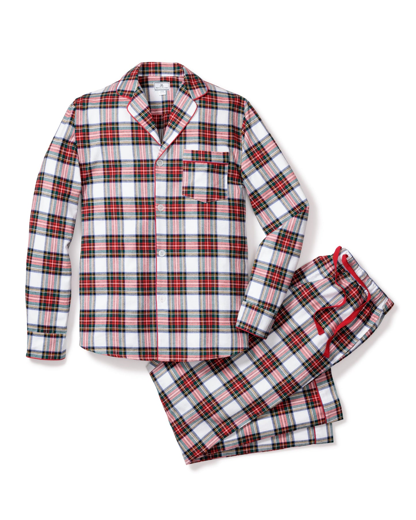 Petite Plume Men's Balmoral Tartan Pajama Set