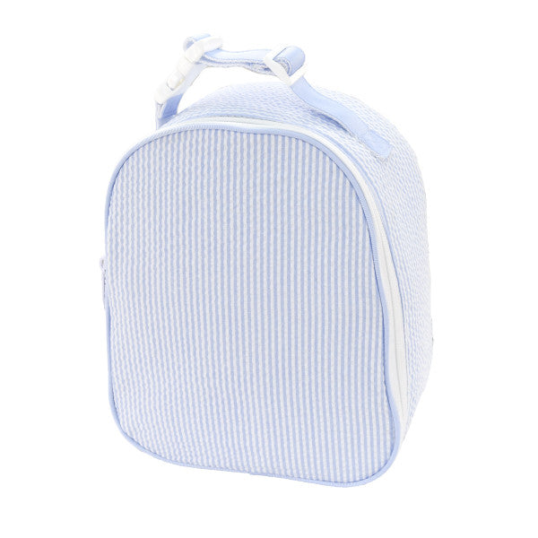 Mint Seersucker Gumdrop Baby Blue Lunch Box