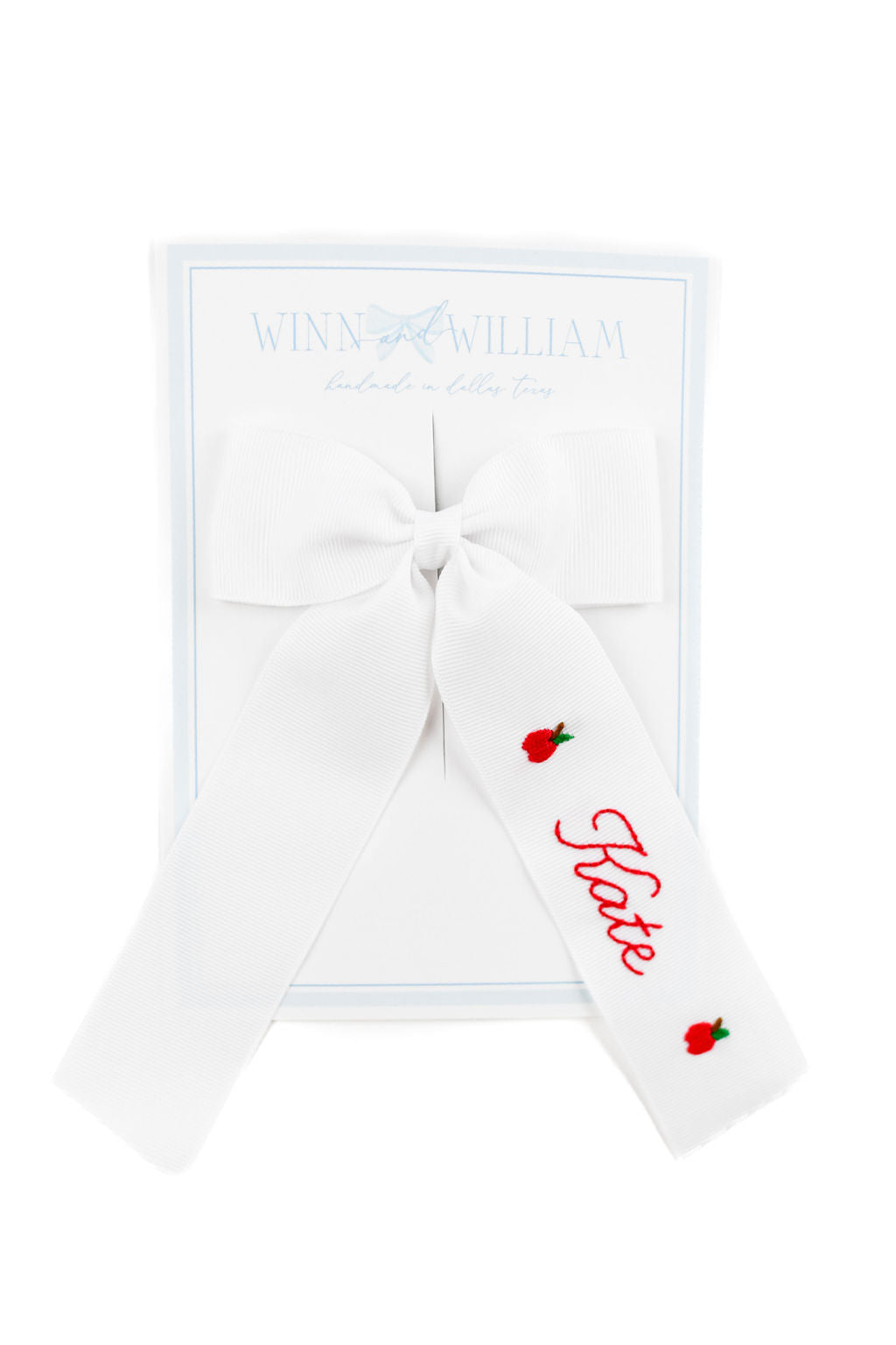 Back To School Name Bow