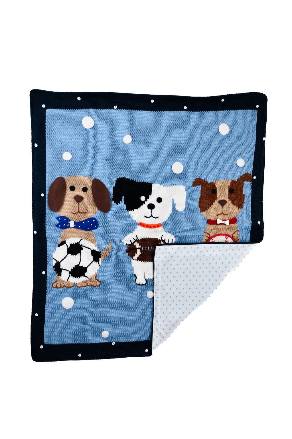 Playful Puppies Baby Blanket