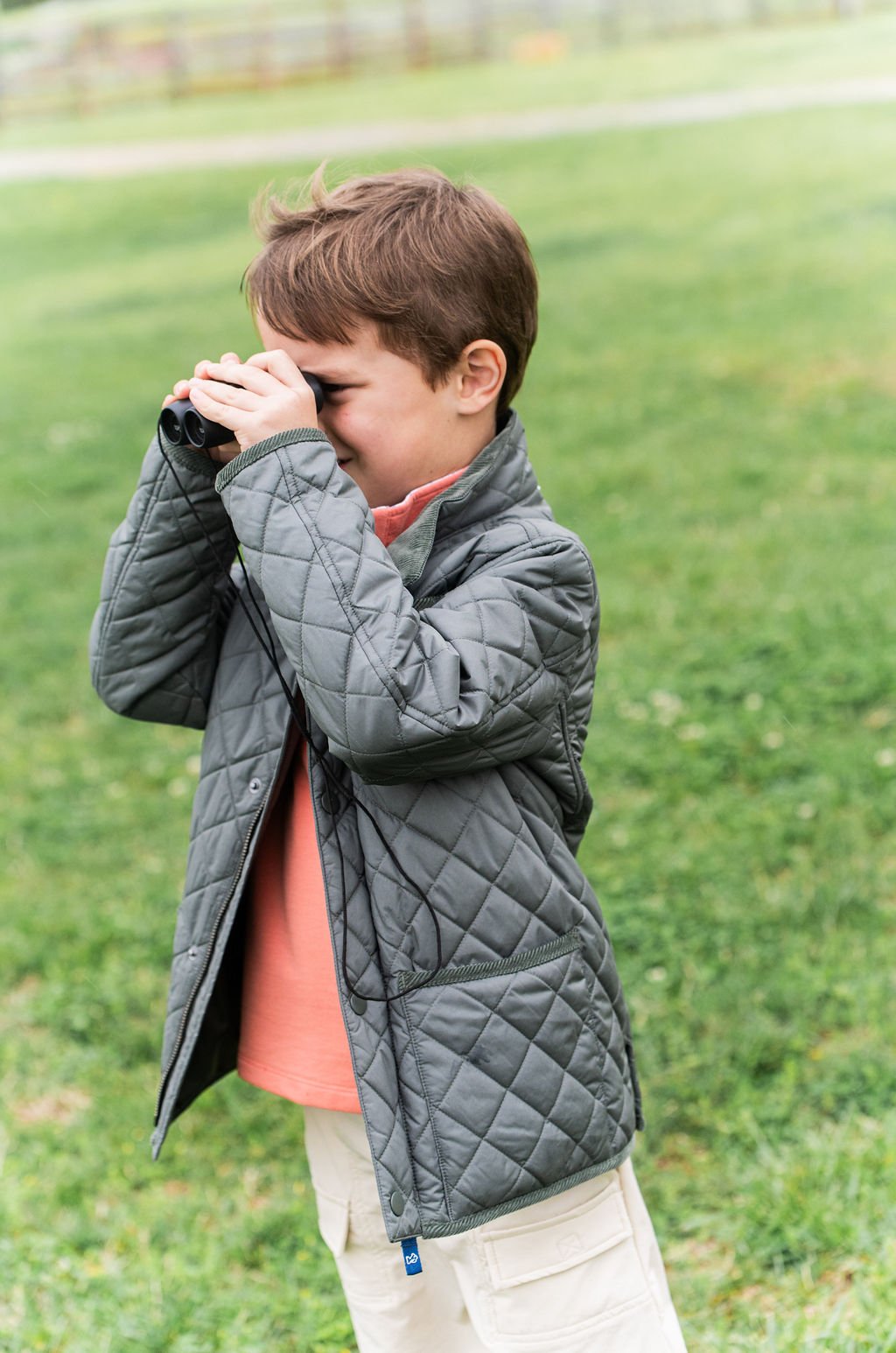 Quilted Barn Jacket- Fly Fishing