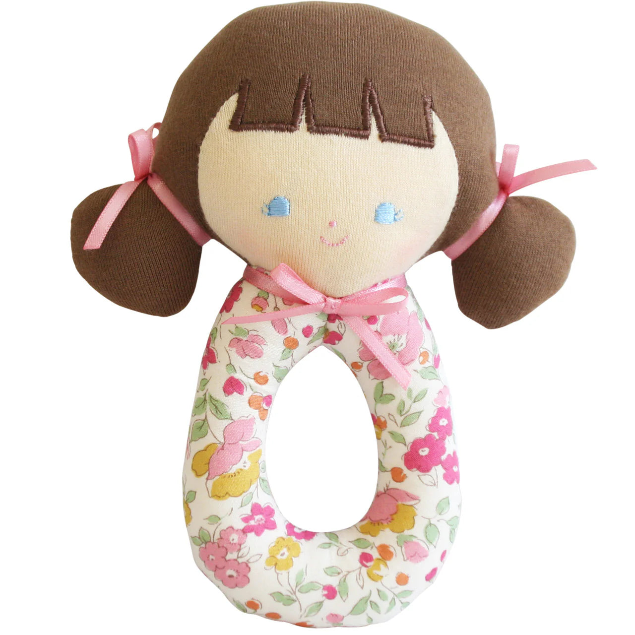 Audrey Grab Rattle - Rose Garden